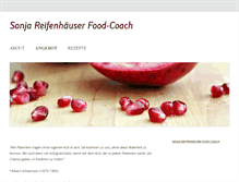 Tablet Screenshot of food-coach.org